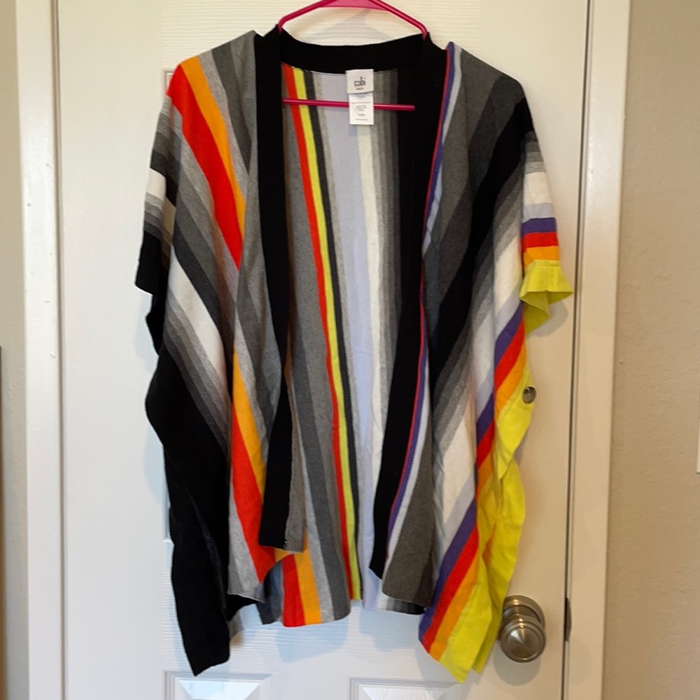Multi colored poncho!